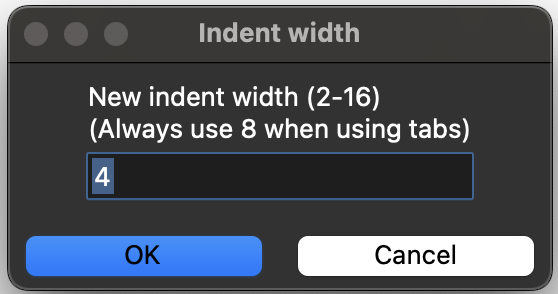 New Indent Width UI Widget