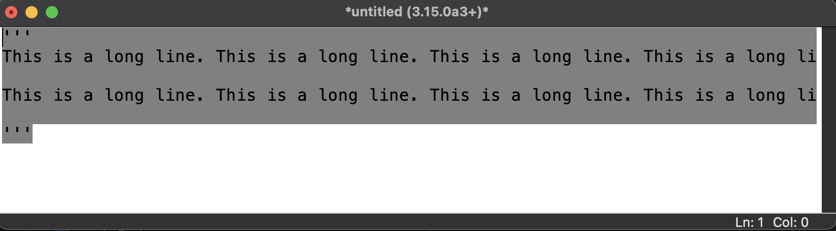 Reformat Paragraph Before